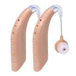Emaiyoi Wireless Rechargeable Hearing Aid for Seniors with Hearing Loss - APP fitting, 32-Channel WDRC Voice Processing , Adaptive Noise Reduction Technology, Portable Charging Case Included
